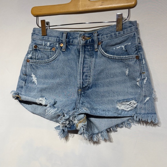 Agolde Parker Vintage Cut Off Short Swapmeet Size 23 - Picture 4 of 8